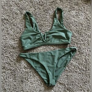 Sage Green Bikini Set